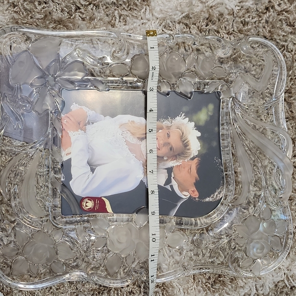 Walther Glas Vintage Crystal Glass Picture Frame . - Picture 4 of 10